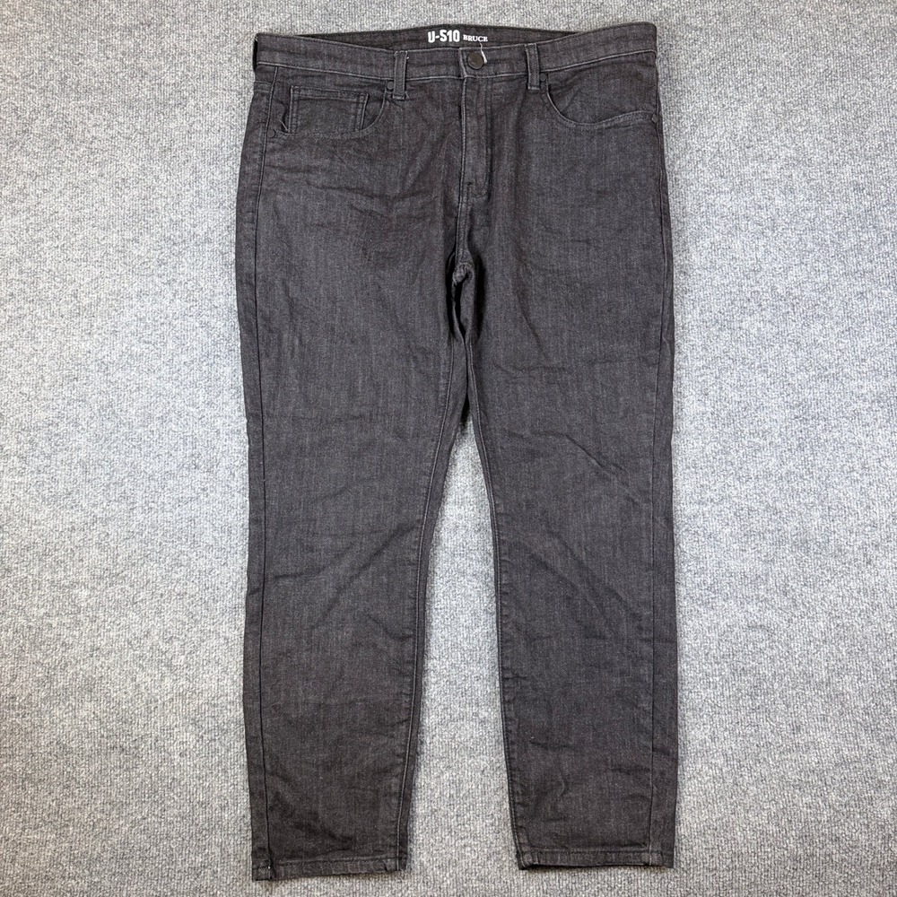 Under 510 Jeans Mens 36x27 Black Bruce Denim Slim Fit Tapered U-510